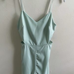 Adorable summer romper, light cool green
